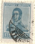 Sellos de America - Argentina -  ARGENTINA 1918 (MT213) San Martin 12c