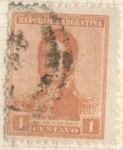 Sellos del Mundo : America : Argentina : ARGENTINA 1918 (MT213) San Martin 1c