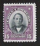 Stamps Chile -  SERIE PRESIDENTES - J. PRIETO