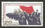Stamps Germany -  50 anivº de la revolución de los marineros, desfile