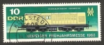 Stamps Germany -  feria de leipzir, locomotora