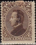 Stamps America - Honduras -  Honduras 1878 Scott 31 Sello Presidente Francisco Morazán 2c usado 