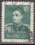 Stamps Iran -  IRAN 1958 Scott 1111 Sello Mohammad Shah Reza Pahlavi 1R usado 