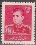 Sellos de Asia - Ir�n -  IRAN 1958 Scott 1122 Sello Mohammad Shah Reza Pahlavi 30R usado 