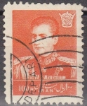 Sellos de Asia - Ir�n -  IRAN 1958 Scott 1124 Sello Mohammad Shah Reza Pahlavi 100R usado 