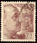 Stamps Spain -  Franco