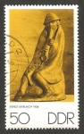 Stamps Germany -  el flautista de ernst barlach