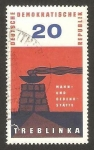 Stamps Germany -  inauguración del monumento y la plaza del recuerdo en treblinka (polonia)