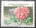 Stamps : America : El_Salvador :  Geránio