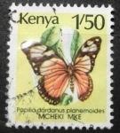 Stamps Kenya -  Mariposas