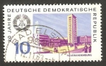 Stamps Germany -  vista de neubrandenburg