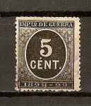 Stamps Spain -  Cifras / Impuesto de Guerra