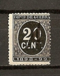 Stamps : Europe : Spain :  Cifras / Impuesto de Guerra