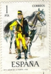 Stamps Spain -  ESPANA 1974 (E2197) Uniformes militares 1p 2