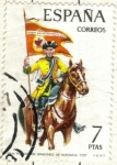 Stamps : Europe : Spain :  ESPANA 1974 (E2200) Uniformes militares 7p