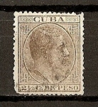 Stamps America - Cuba -  Alfonso XII