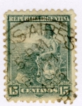 Stamps : America : Argentina :  Rep. Argentina Ed 1899