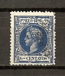 Stamps Puerto Rico -  Alfonso XIII