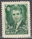 Stamps Iran -  IRAN 1962 Scott 1209 Sello Mohammed Reza Shah Pahlavi 5D usado 