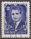 Stamps Iran -  IRAN 1962 Scott 1214 Sello Mohammed Reza Shah Pahlavi 2R usado 
