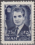 Stamps : Asia : Iran :  IRAN 1965 Scott 1332 Sello Mohammed Reza Shah Pahlavi 25D usado 