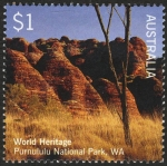 Sellos del Mundo : Oceania : Australia : AUSTRALIA - Parque Nacional de Purnululu
