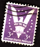 Stamps United States -  win the war