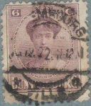 Stamps Luxembourg -  LUXEMBURGO 1921-22 (M124) Gran Duquesa Carlota 6c