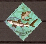 Stamps America - El Salvador -  TIBURÓN  TIGRE