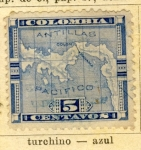 Stamps Panama -  Estado Rep. Colombia