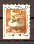 Stamps Peru -  RECIPIENTE  PRECOLOMBINO