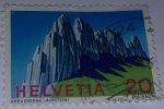 Stamps Switzerland -  Kreuzberge (Alpes)