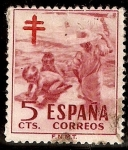 Stamps Spain -  Niños en la playa