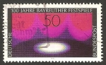 Stamps Germany -  centº del festival de teatro de bayreuth 