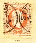 Stamps Europe - Austria -  Kaiser Franz Joseph Ed 1867