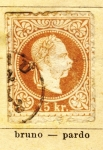 Stamps Austria -  Kaiser Franz Joseph Ed 1867