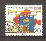 Stamps Germany -  7ª Reunion de los Pioneros en Dresde.