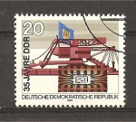 Stamps Germany -  35º Aniversario de la DDR.