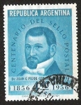 Stamps Argentina -  CENTENARIO DEL SELLO POSTAL