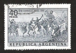 Sellos de America - Argentina -  BATALLA DE MAIPU