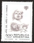 Stamps Argentina -  AÑO DEL NIÑO Y LA FAMILIA