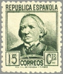 Stamps : Europe : Spain :  PERSONAJES "concepciom arenal"