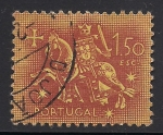 Stamps : Europe : Portugal :  Rey Dinis I el labrador.