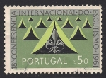 Stamps : Europe : Portugal :  Tiendas y emblema Scouts