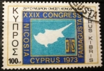 Stamps : Asia : Cyprus :  XXIX Congreso de Ski