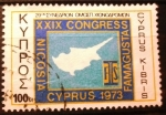 Stamps Cyprus -  XXIX Congreso de Ski