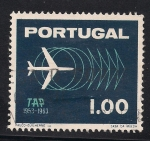Stamps : Europe : Portugal :  Aviación.
