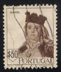 Stamps Portugal -  Mujer de Avintes.
