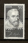 Stamps Germany -  Personalidades / Johannes Kepler / DDR