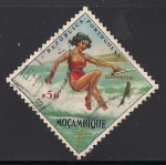 Stamps : Africa : Mozambique :  Esquí Acuatico.